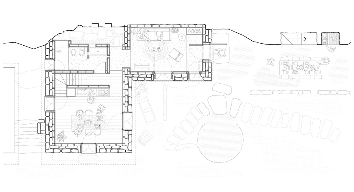 ATOMAA renovates old stone house with minimal additions and light-filled interiors in Varzo, Italy