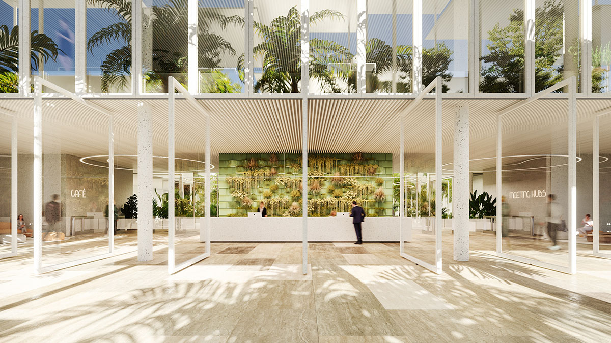 BIG designs research center with solar canopies referencing to shaded plazas and streets of Seville