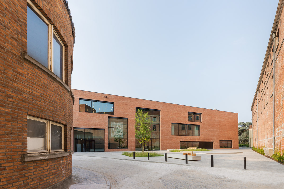 KAAN Architecten completes Library and Academy building for Performing Arts in Belgium