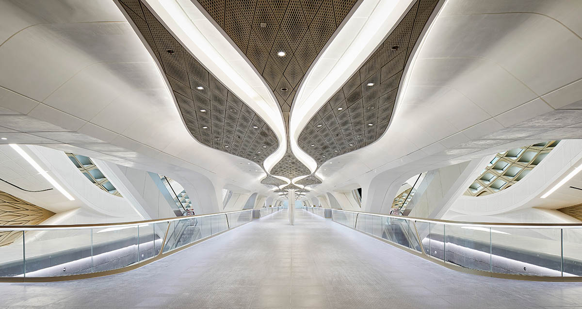 ZHA wraps Riyadh Metro with a self-supporting 3D lattice shell in Saudi Arabia 