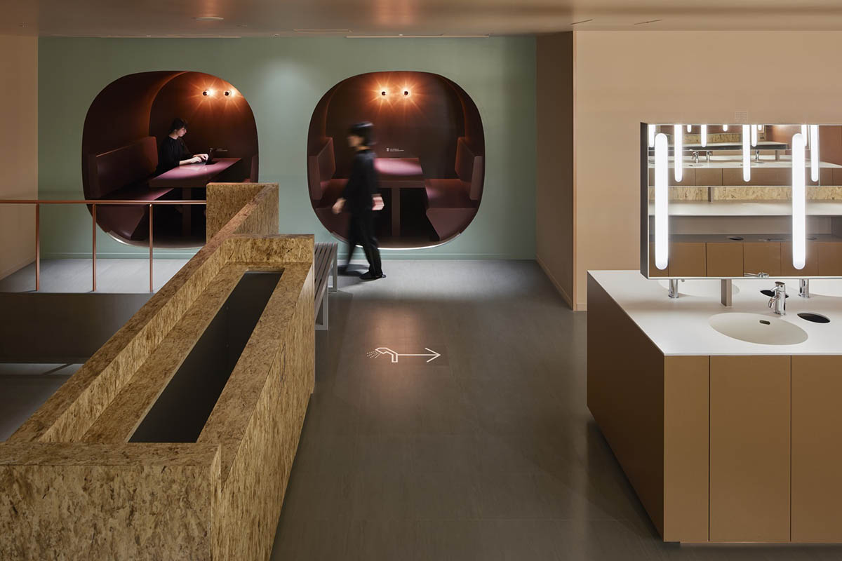 Naruse Inokuma Architects reinvents capsule hotel experience with more functionality in this hotel
