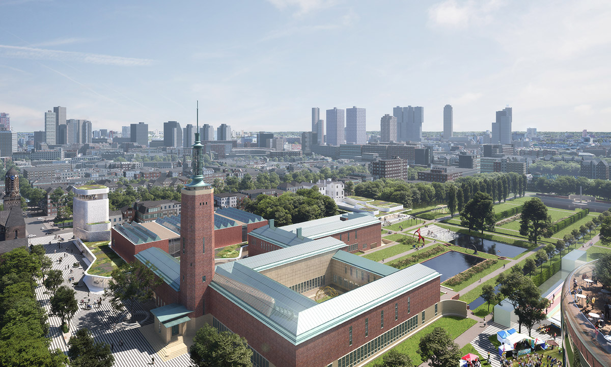 Mecanoo adds new transparent wing to Museum Boijmans van Beuningen in Rotterdam