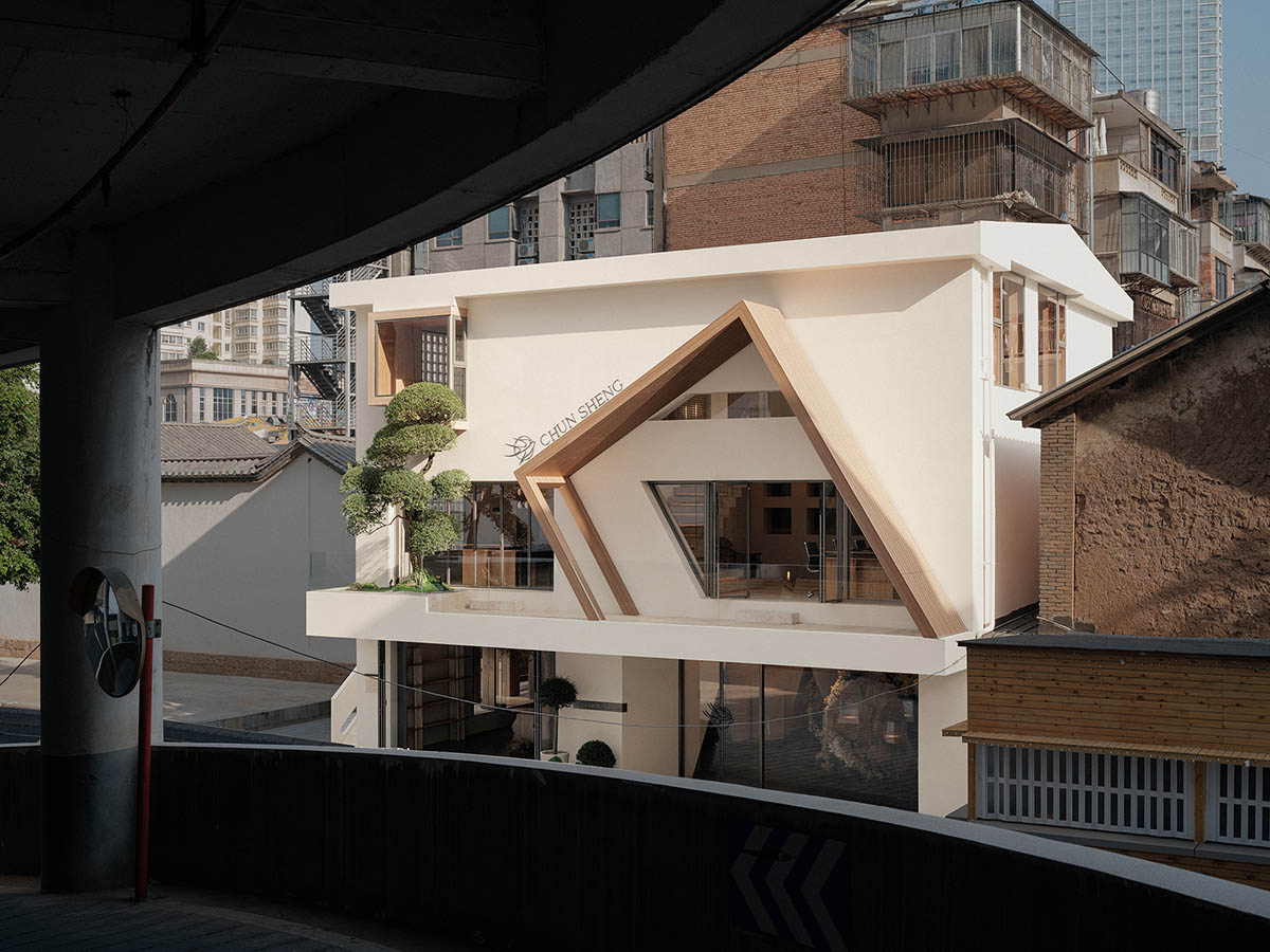 Aurora Design sculpts a façade resembling