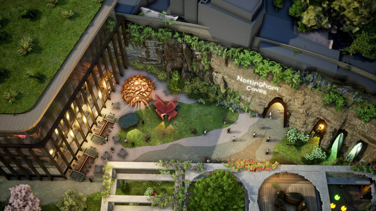 Heatherwick Studio uses ruins of partly demolished shopping centre to bring new vision to Nottingham