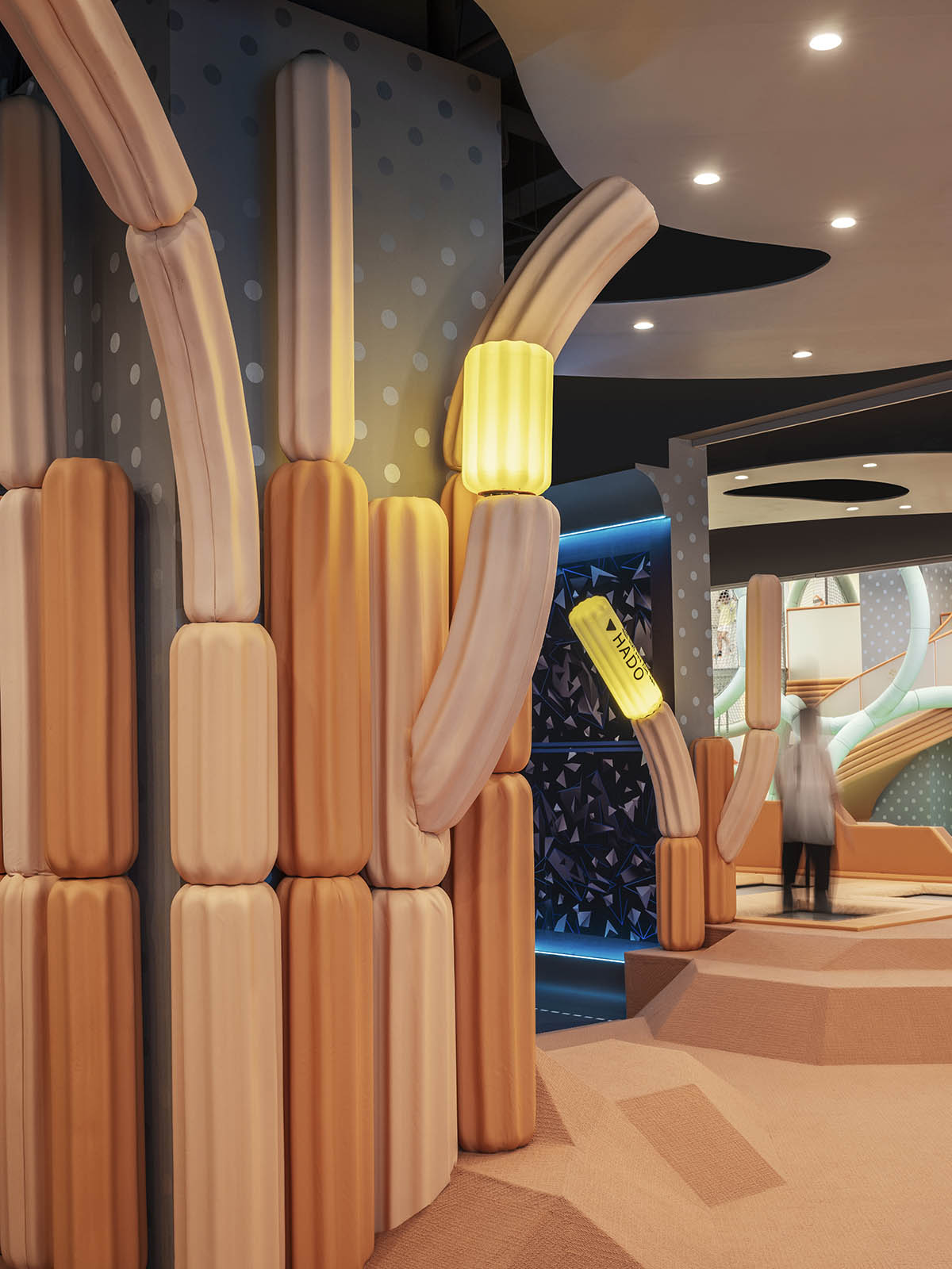 waa creates artificial land for a sports centre that acts like