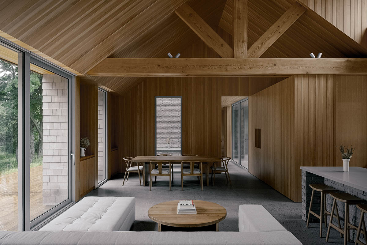 StudioAC is inspired by agrarian architecture of the area to design Cherry Valley Residence