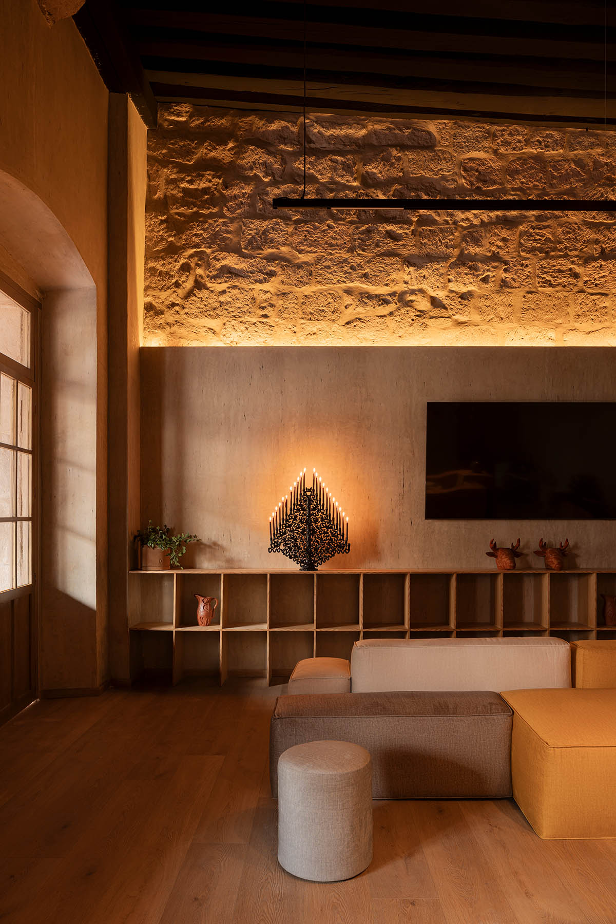 FMA. designs corporate building with warm, earthy tones in a former 17th-century convent