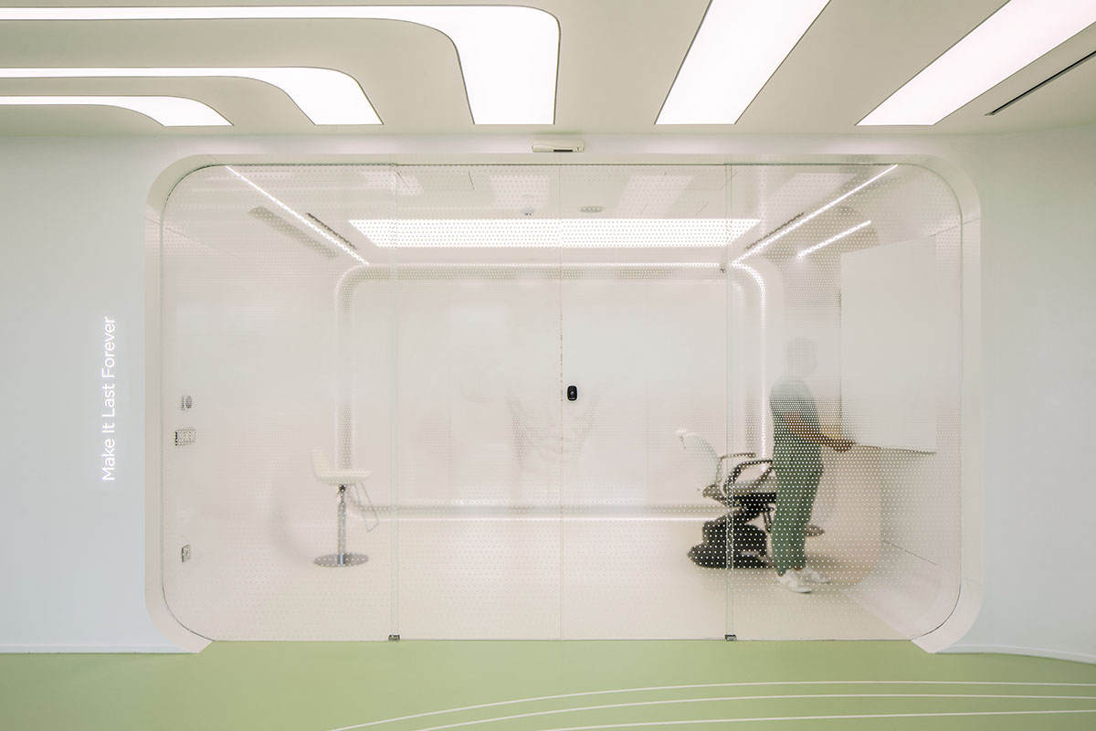 Hair transplant clinic by Slash Architects combines technology and nature to create 