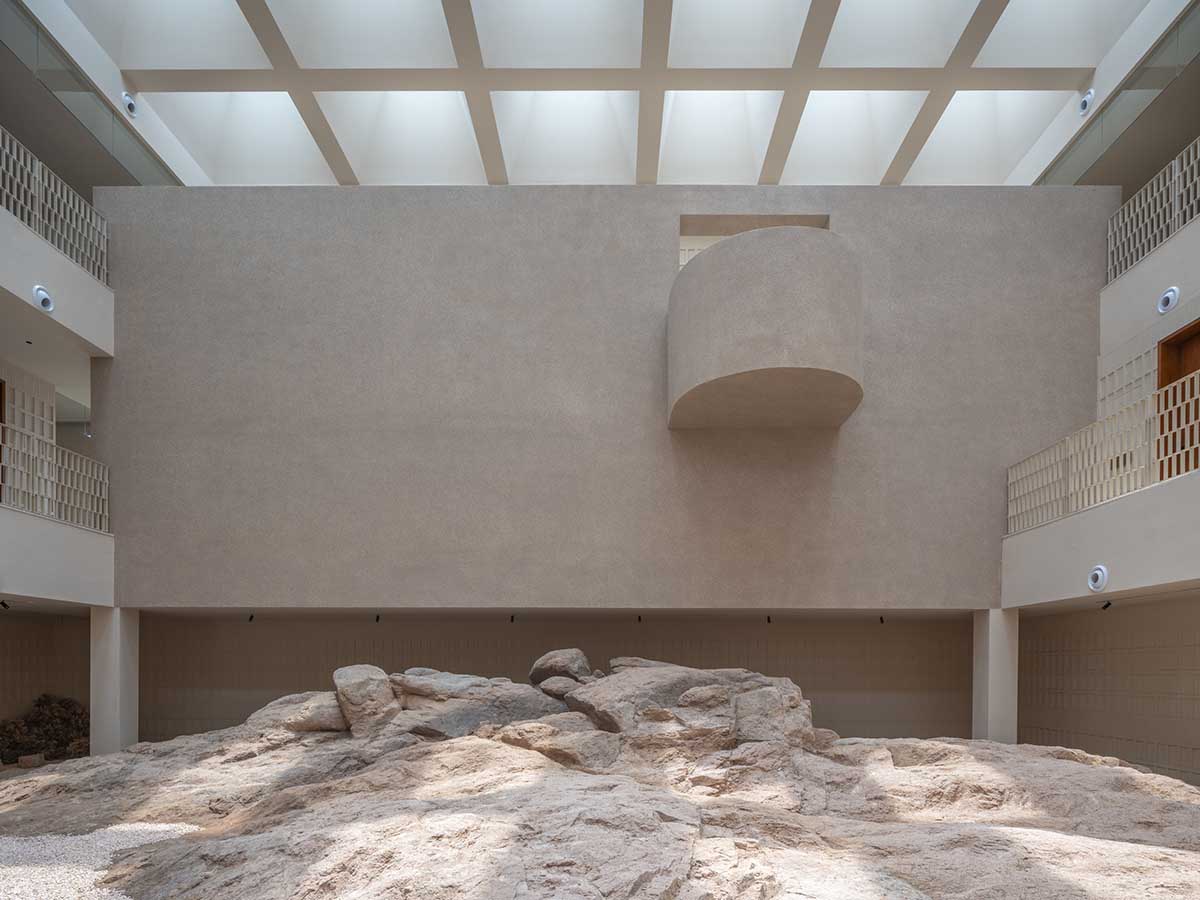 The Lighthouse Hotel reinterprets traditional fishing village settlements on a steep reef in Zhoushan