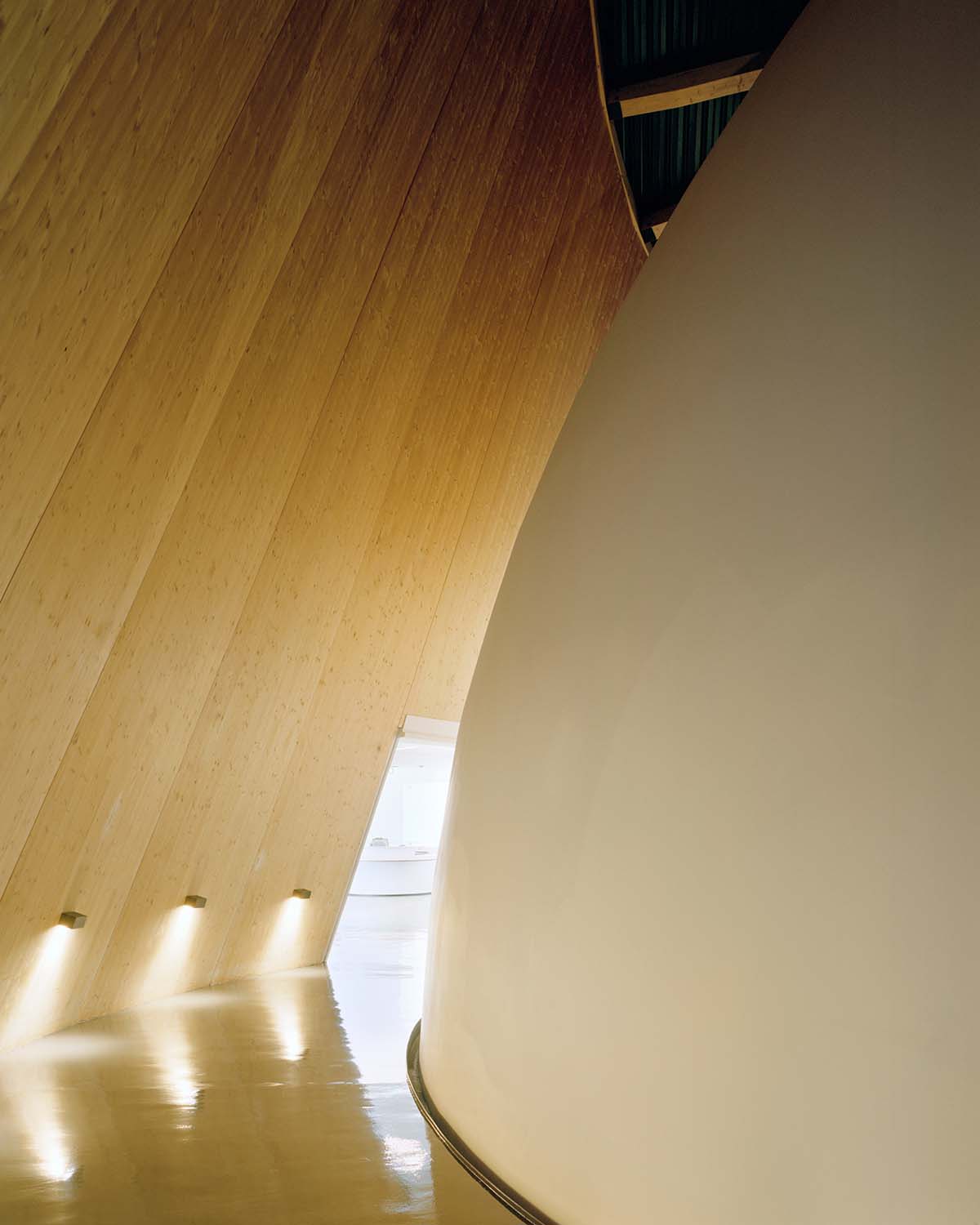 Planetarium clad in burnt wood at Université de Strasbourg evokes 19th century machine buildings