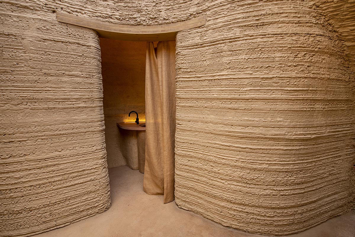 Mario Cucinella Architects and WASP built world's first 3D printed house made of local raw earth
