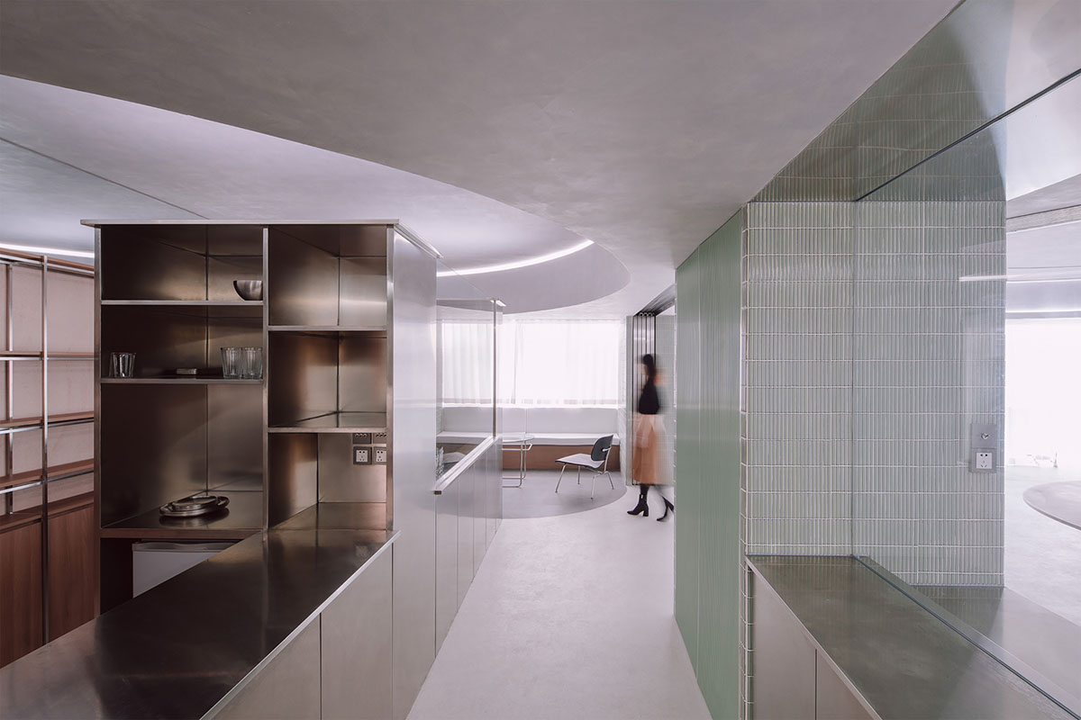 Green hues and pastel colors dominate multi-functional painting studio by ATELIER MOZH in China