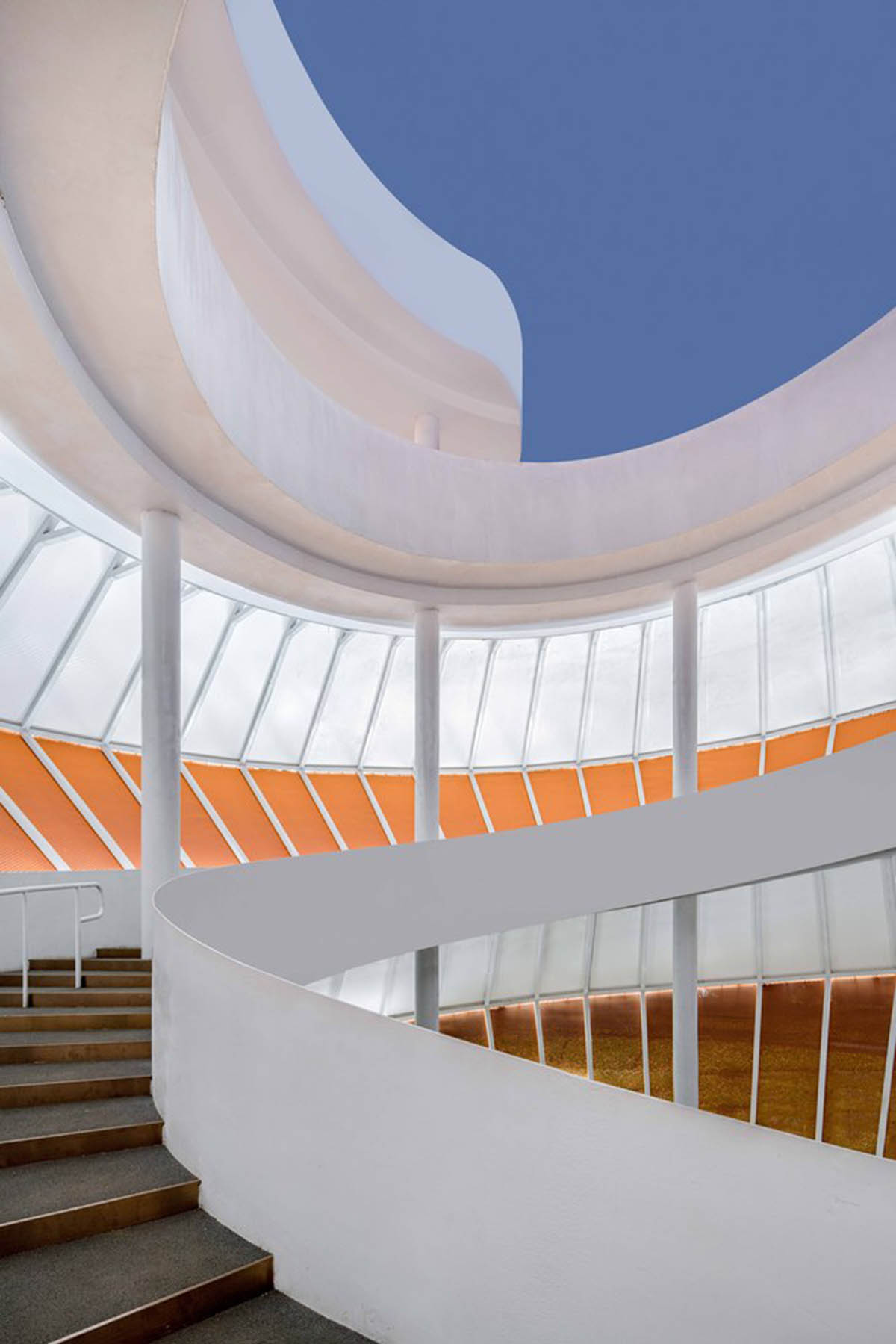 Doarchi designs spiral tower that allows visitors to explore the untouched nature while moving inside