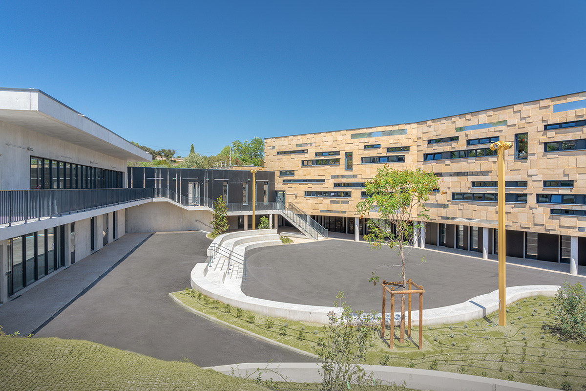 A+Architecture reveals clean energy school in Nîmes, France
