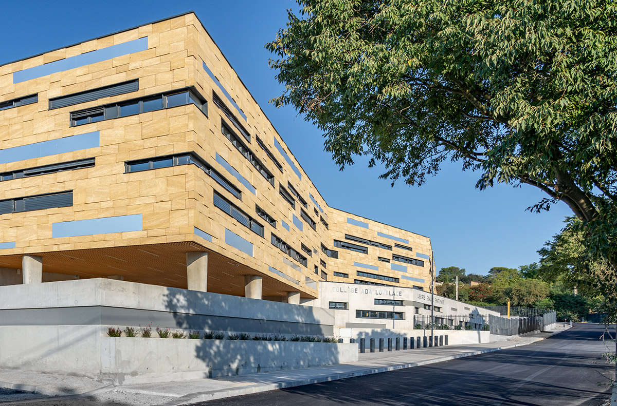 A+Architecture reveals clean energy school in Nîmes, France