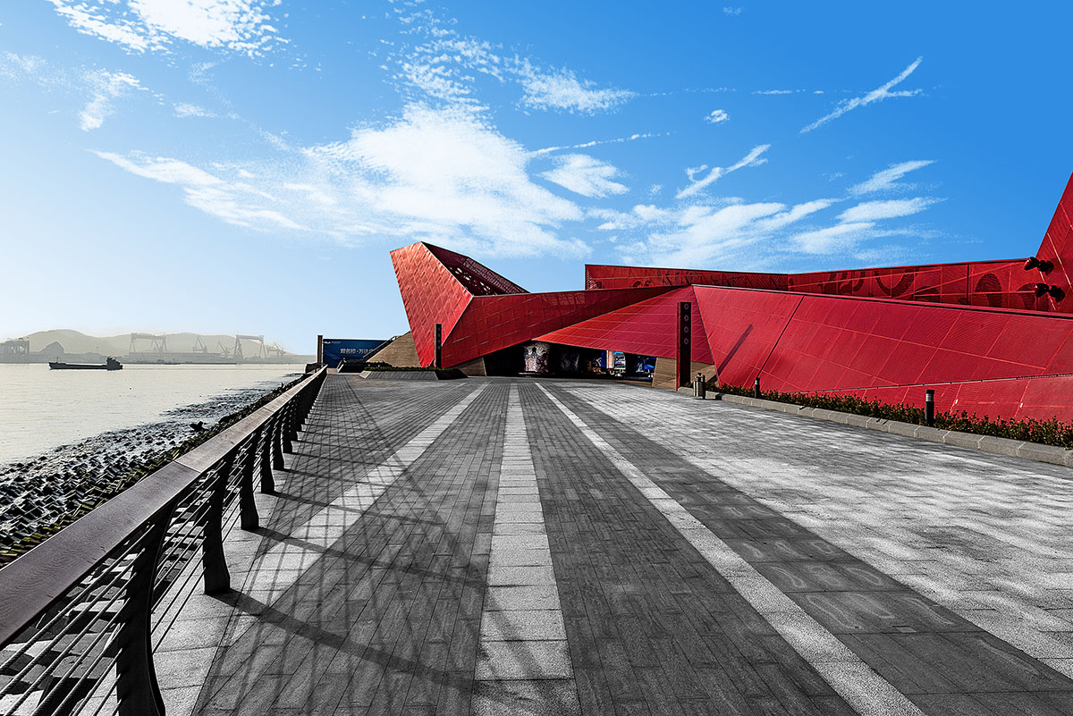 PT Landscape marks Shandong city with bold red 