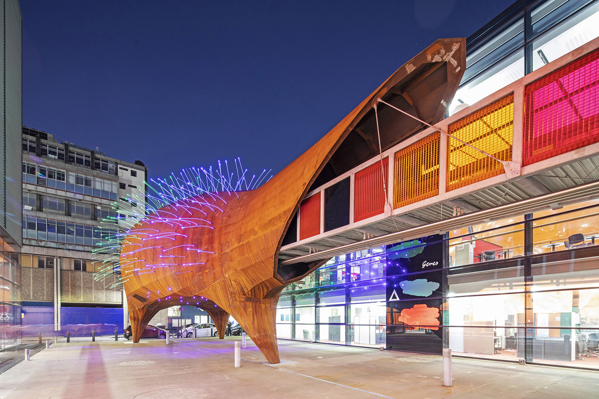 Late architect Will Alsop-designed Neuron Pod education centre opened in Whitechapel