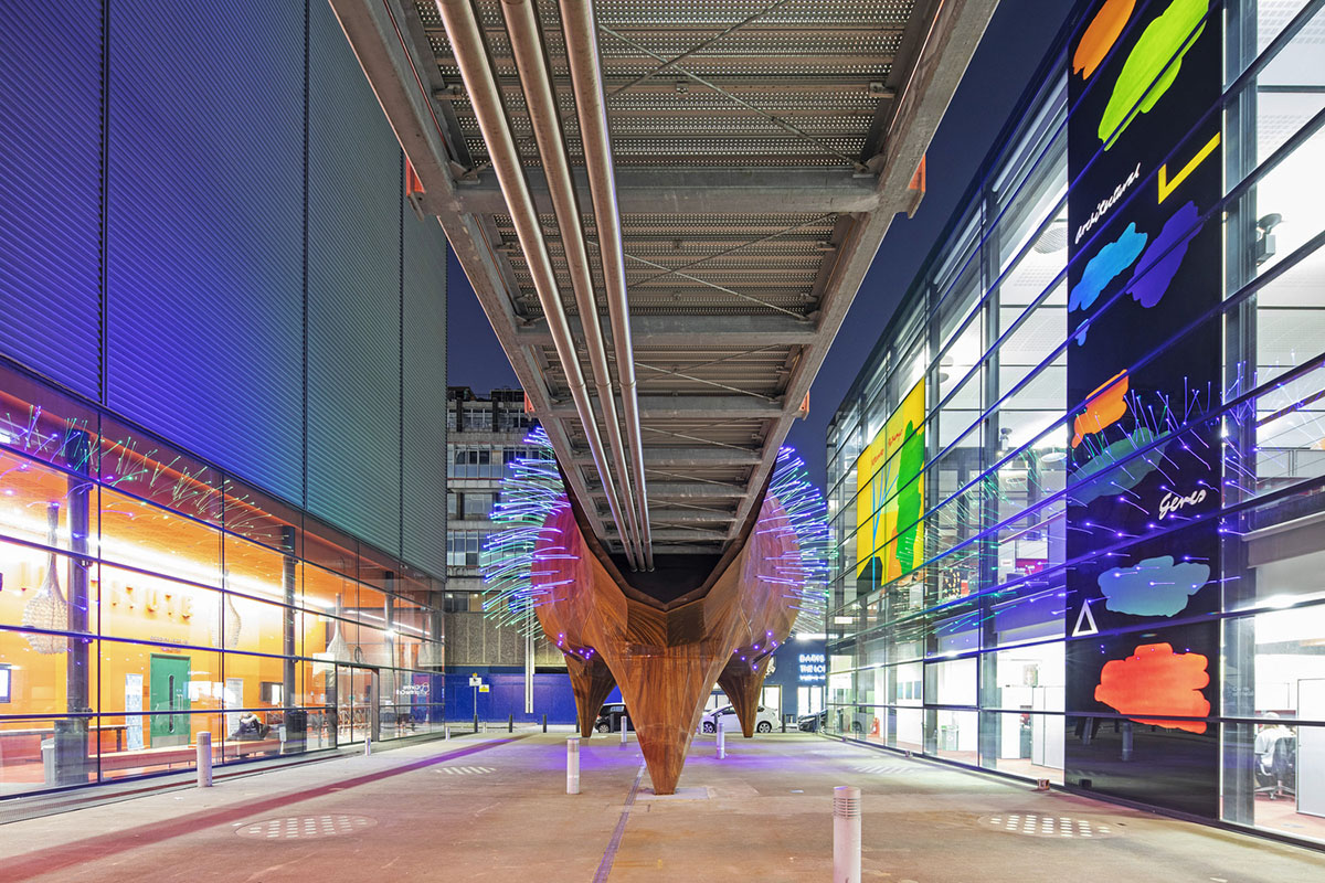 Late architect Will Alsop-designed Neuron Pod education centre opened in Whitechapel
