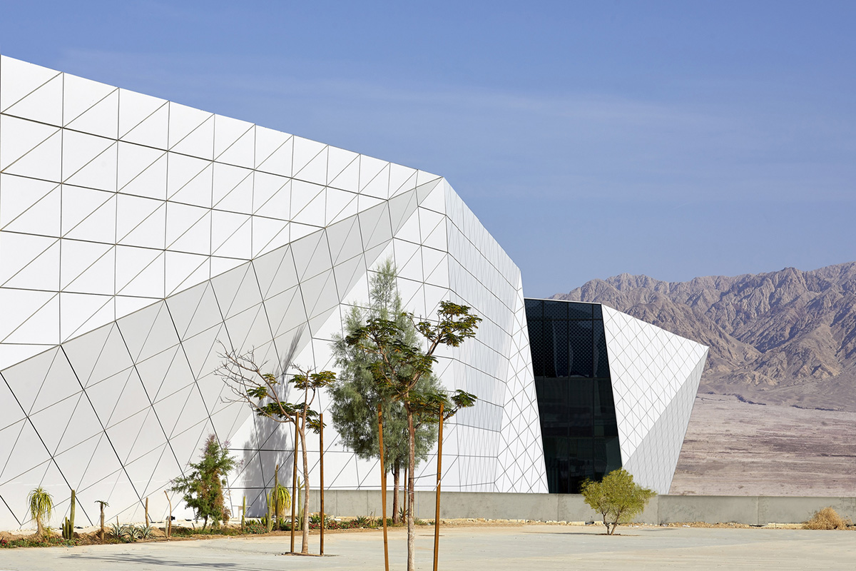 Multifaceted Ilan and Asaf Ramon International Airport completed in Israel's&nbsp;Negev Desert