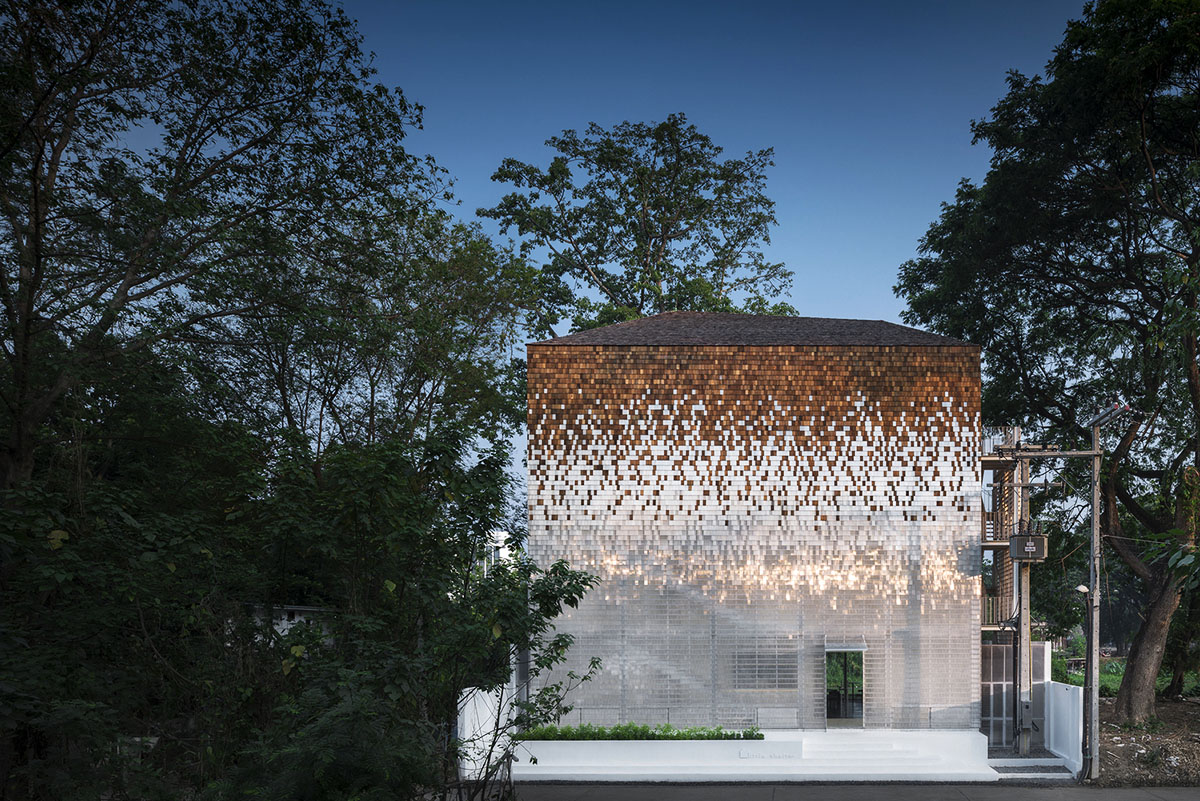 Department of Architecture wraps this small hotel with shimmering facade in Thailand