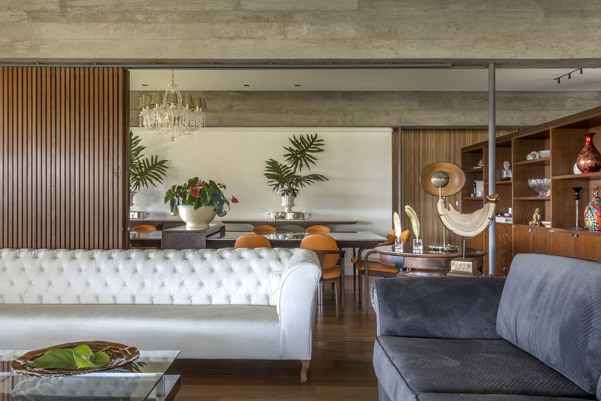 Arquitécnika revitalizes 1970s brutalist residence with new program and additions in Brasília, Brazil