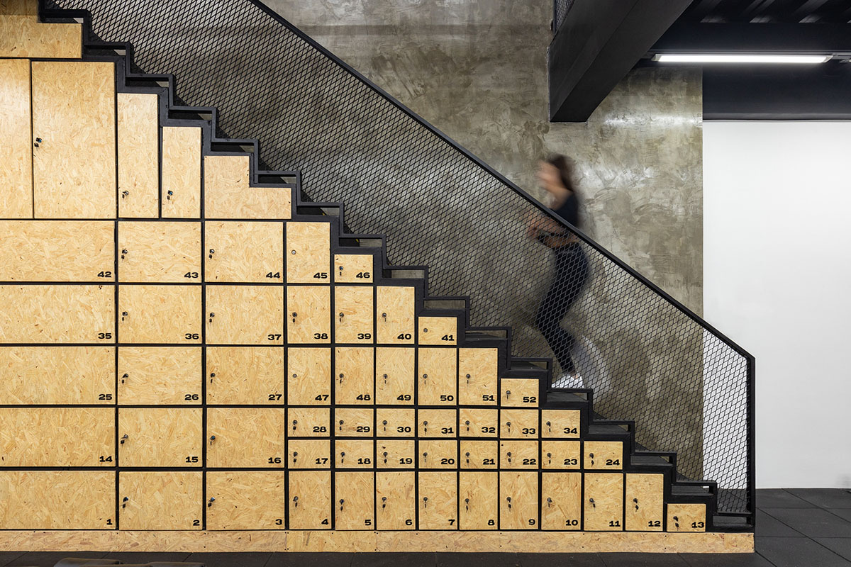 Natura Futura Arquitectura built training center featuring 8-metre-long wooden shutter in Ecuador
