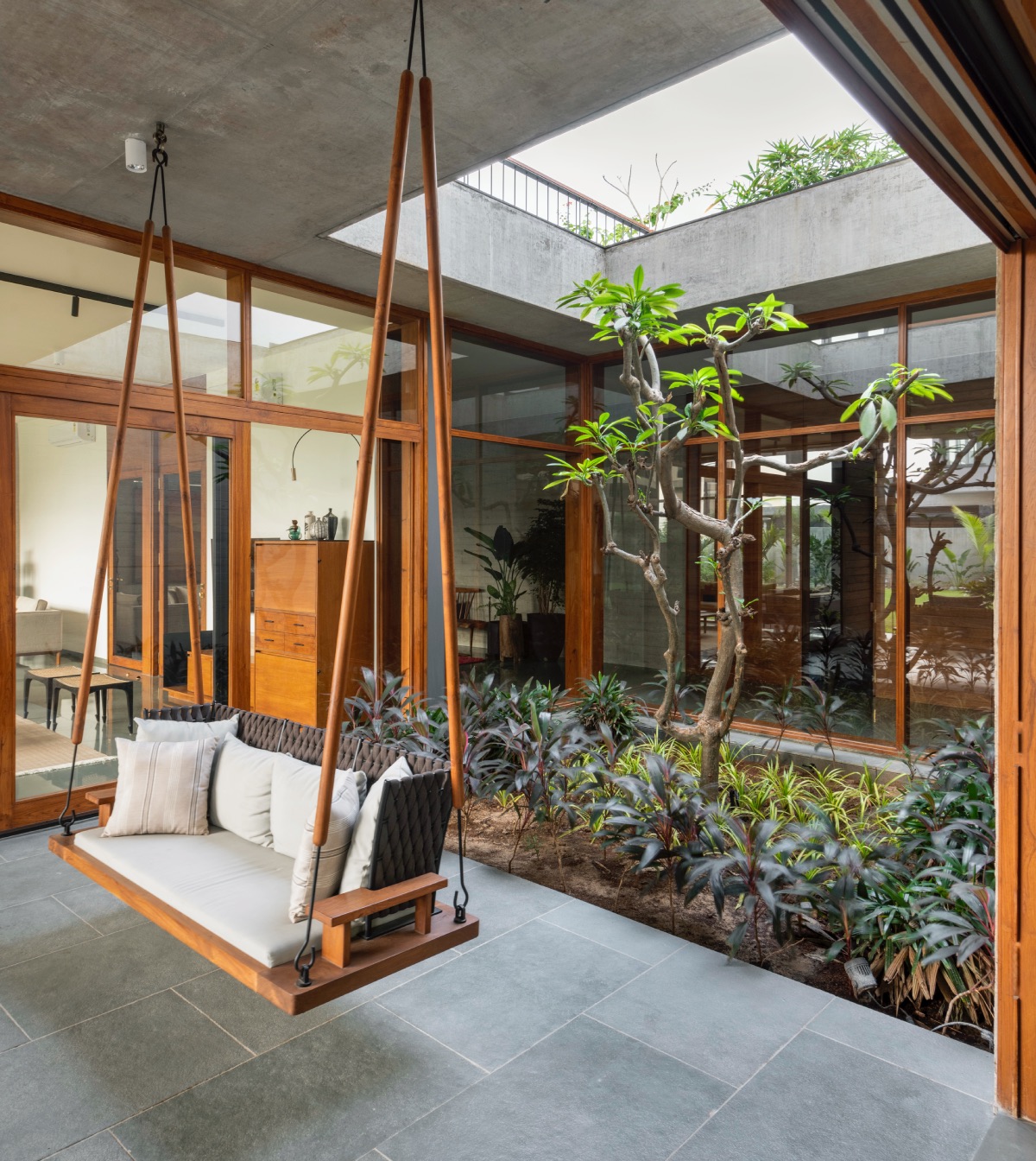 The Hovering House in Ahmedabad transports you to a secluded abode