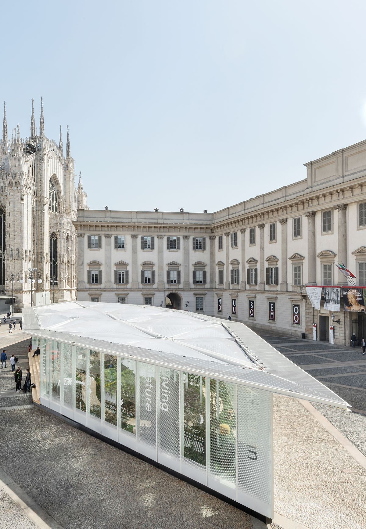 Carlo Ratti Associati built garden pavilion for four seasons at Milan Design Week