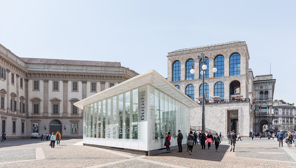 Carlo Ratti Associati built garden pavilion for four seasons at Milan Design Week