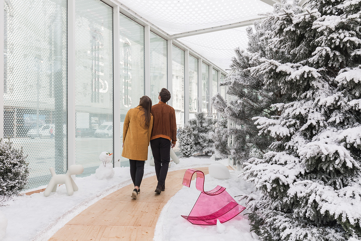 Carlo Ratti Associati built garden pavilion for four seasons at Milan Design Week