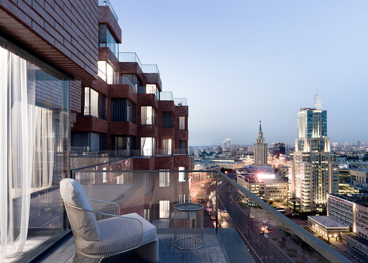 MVRDV updates visuals for its carved mixed-use tower in Moscow