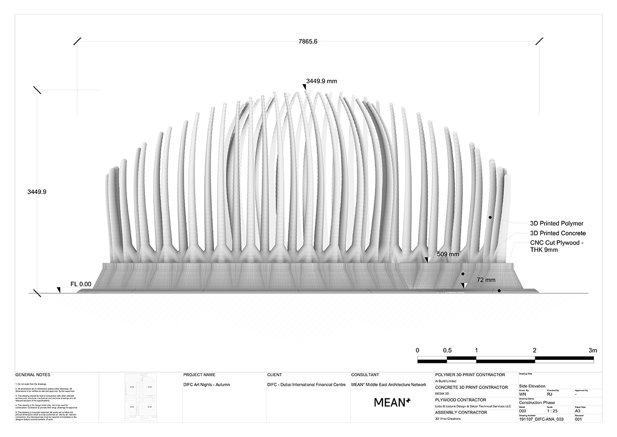 MEAN* used 30,000 discarded water bottles to create this geared pavilion in Dubai