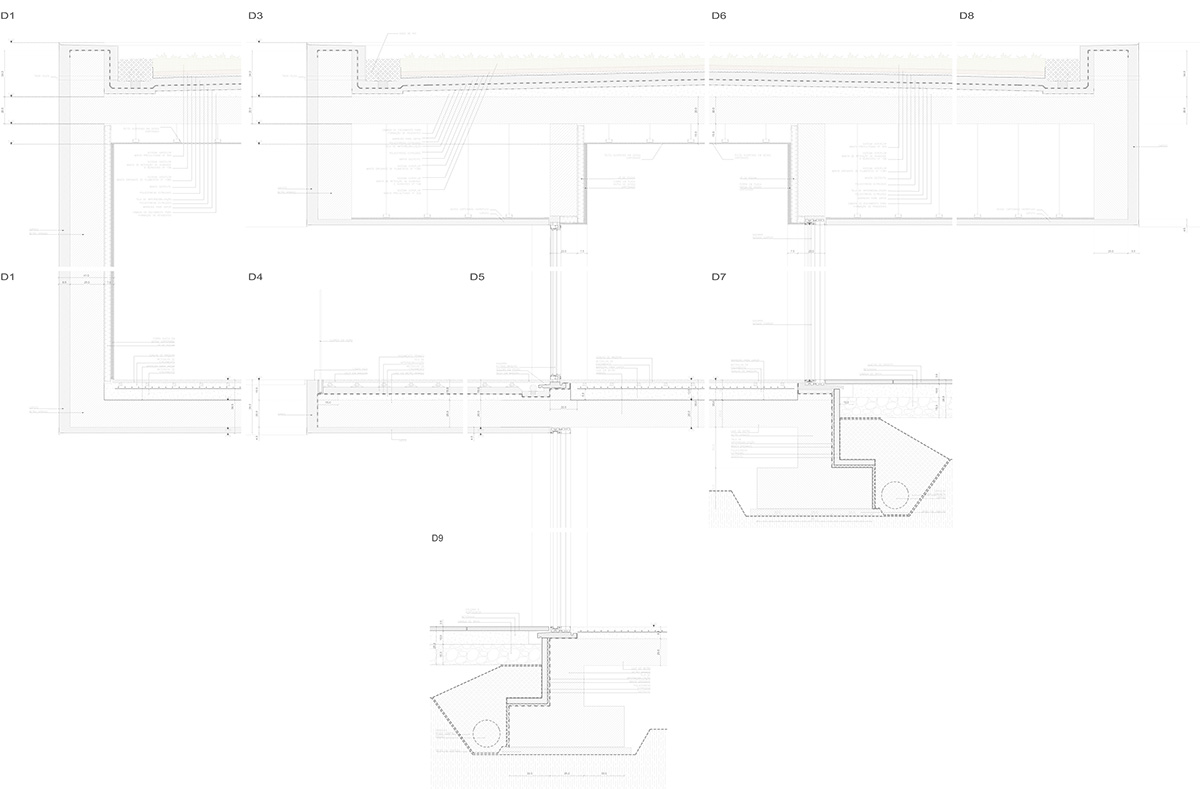 NOARQ designs smooth curvy-roof for Portuguese house to adapt to topography and create courtyards