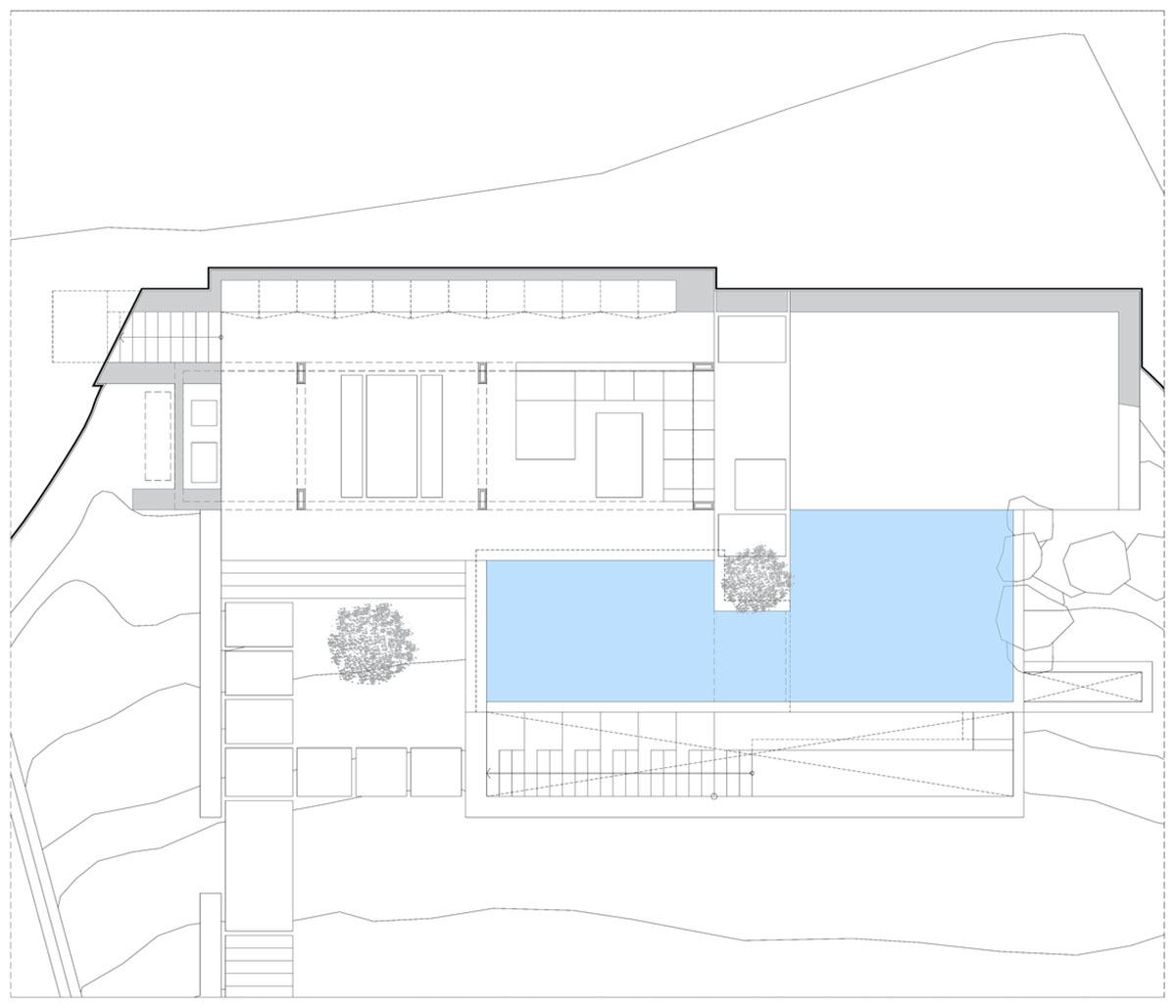 Scapearchitecture embeds summer residence into landscape towards the sea on Paros Island