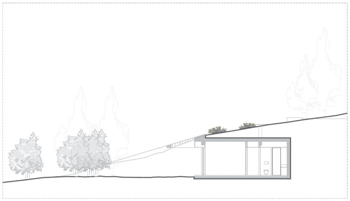 Scapearchitecture embeds summer residence into landscape towards the sea on Paros Island