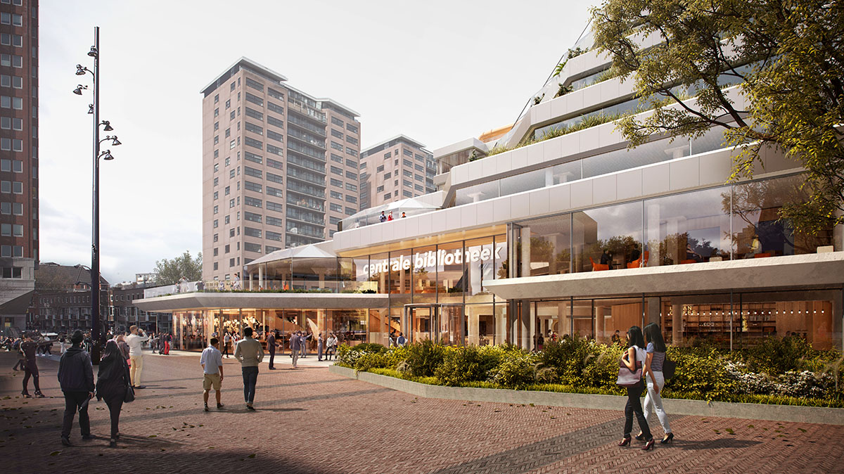 Powerhouse Company, Atelier Oslo and Lundhagem to revive Rotterdam's iconic Central Library