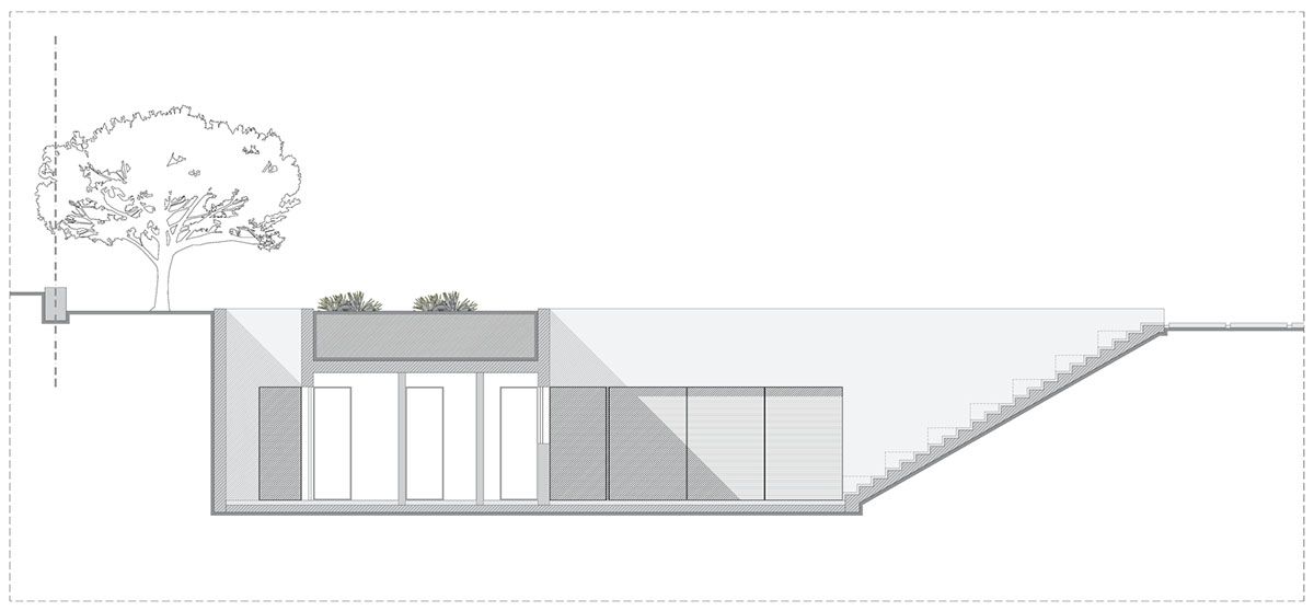 Scapearchitecture embeds summer residence into landscape towards the sea on Paros Island