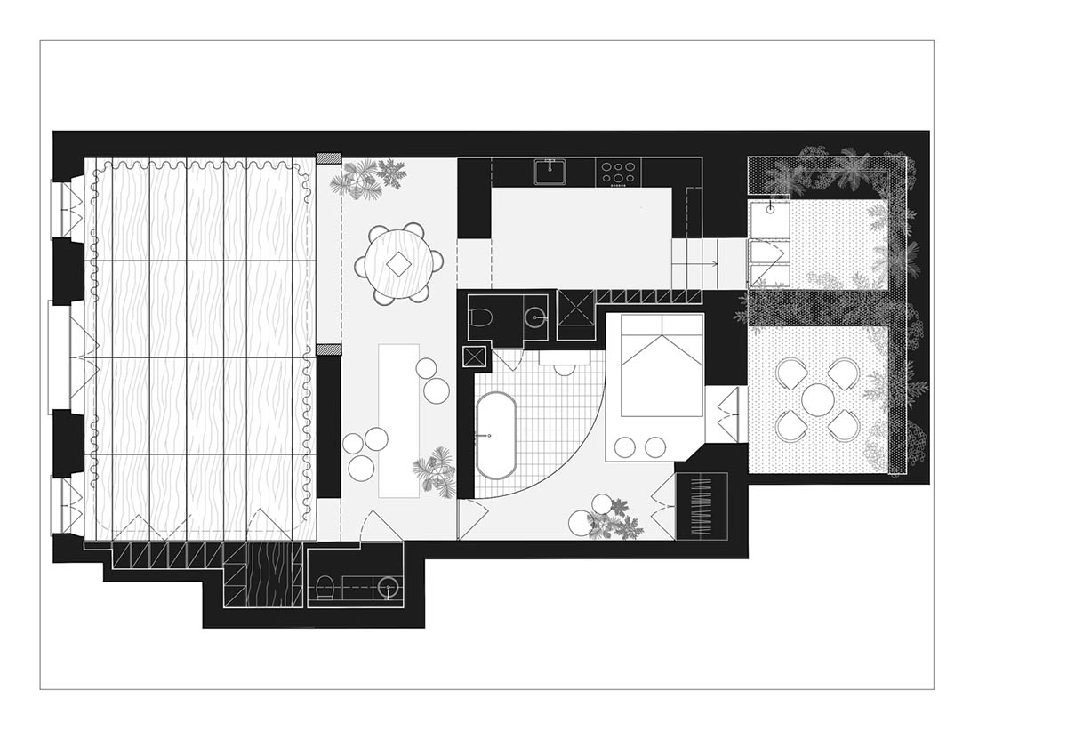 AB+AC Architects' cultural hub can be used for various kinds of activities with warm tones in Lisbon