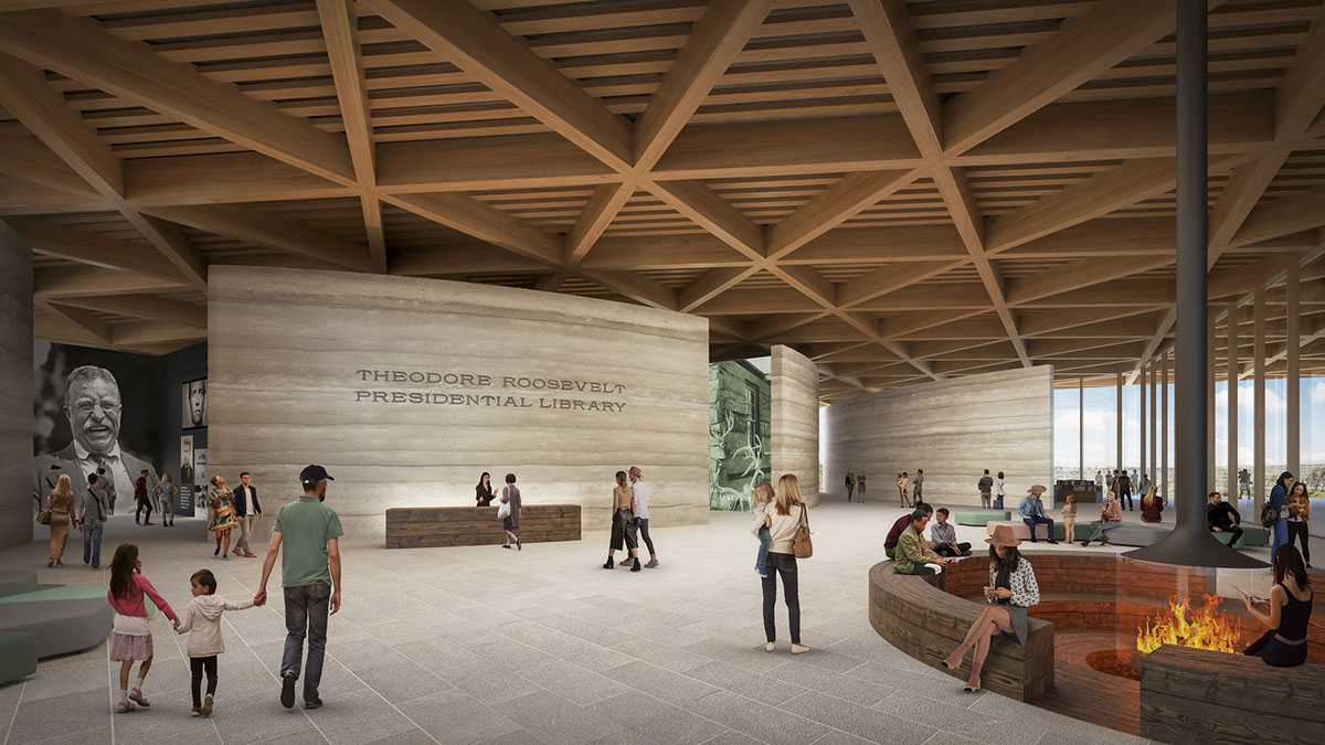 Snøhetta releases design for Theodore Roosevelt Presidential Library