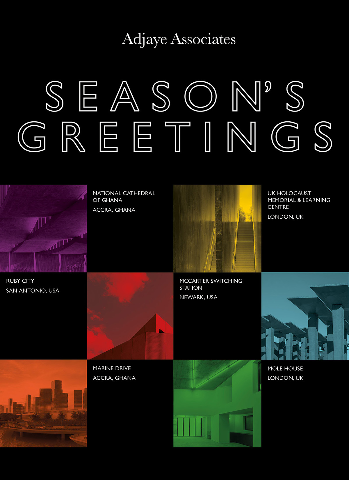 The Coolest Christmas Cards Ever by Top Architects and Designers
