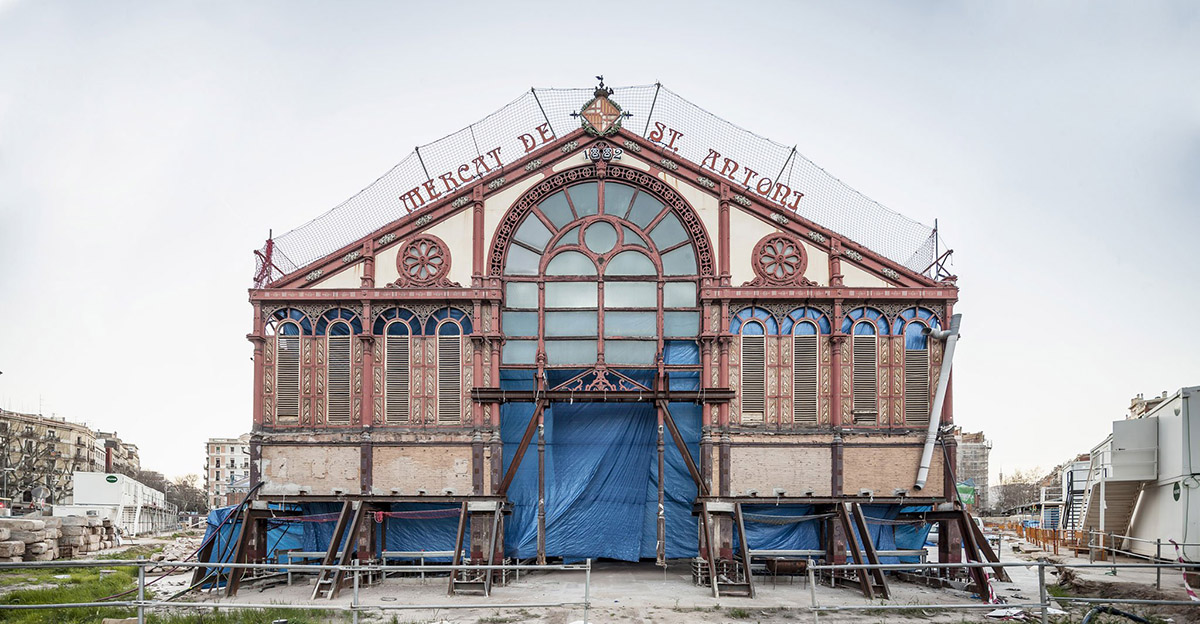 Social Regeneration Through Architectural Restoration - The Revived Sant Antoni Market in Barcelona