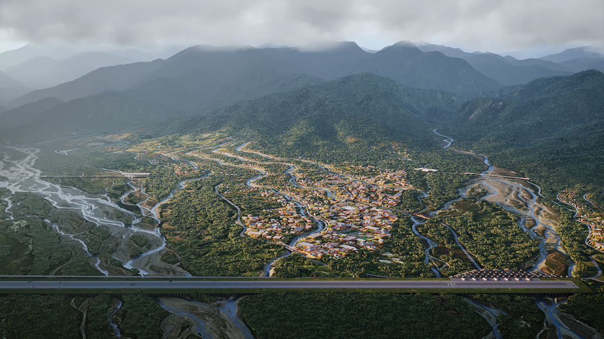 BIG unveils Gelephu Mindfulness City masterplan informed by Bhutanese culture