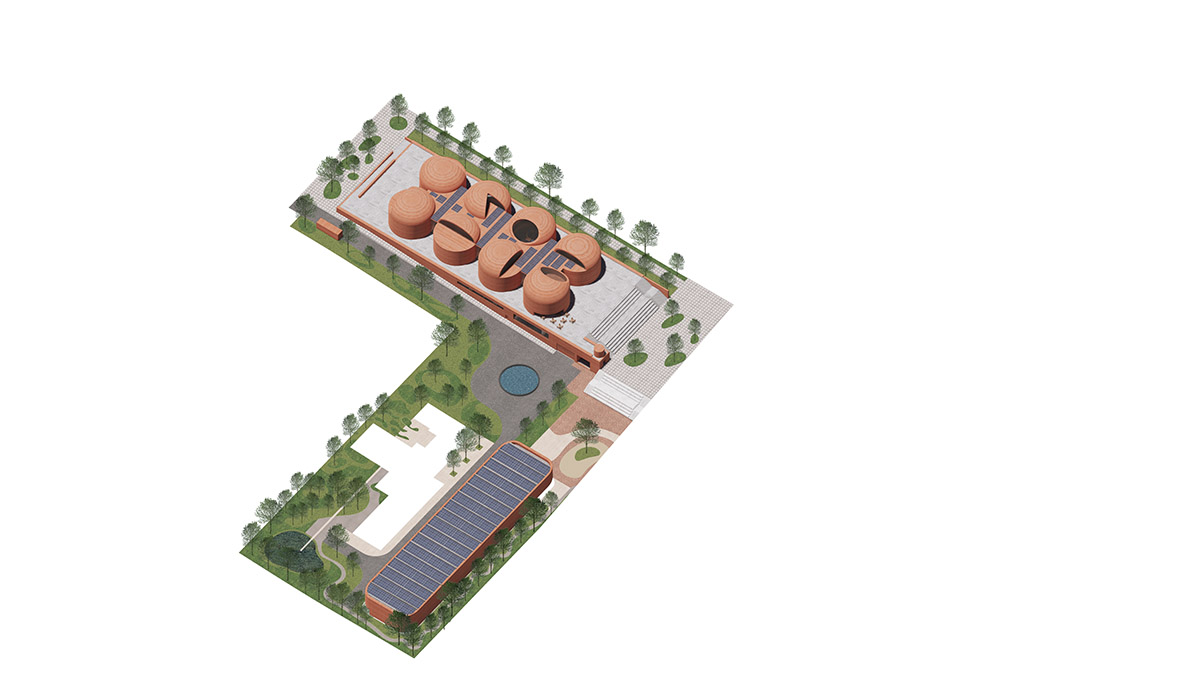 David Adjaye reveals cylindirical Thabo Mbeki Presidential Library in Johannesburg, South Africa