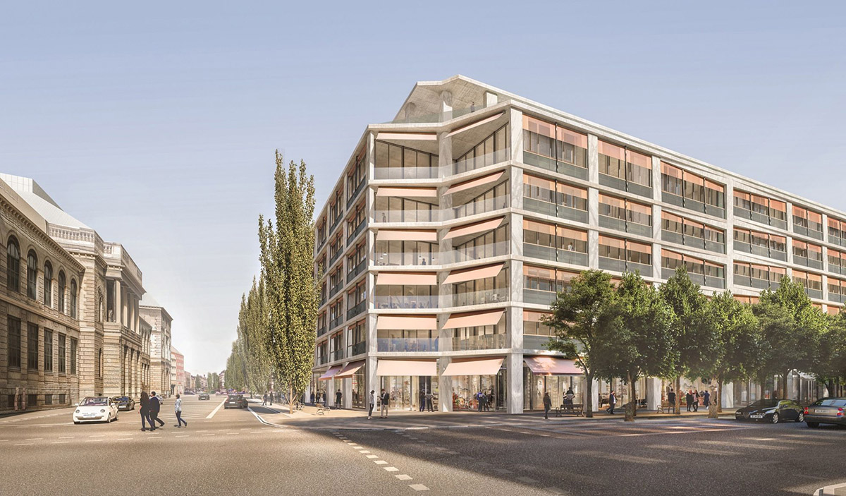 Herzog & de Meuron converts former Postbank headquarters into a large-scale office complex in Munich