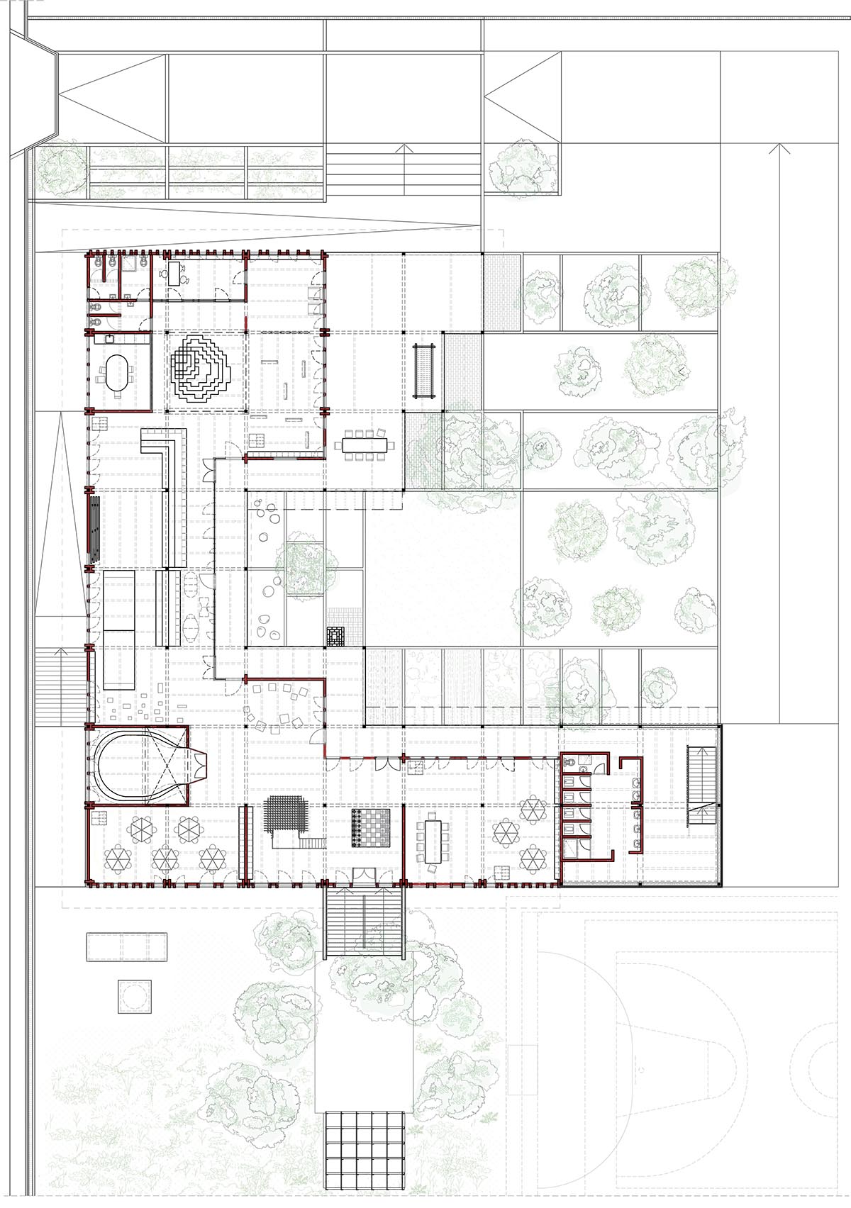 Urbanitree reimagines a kindergarten informed by ancestral African architecture in Cameroon