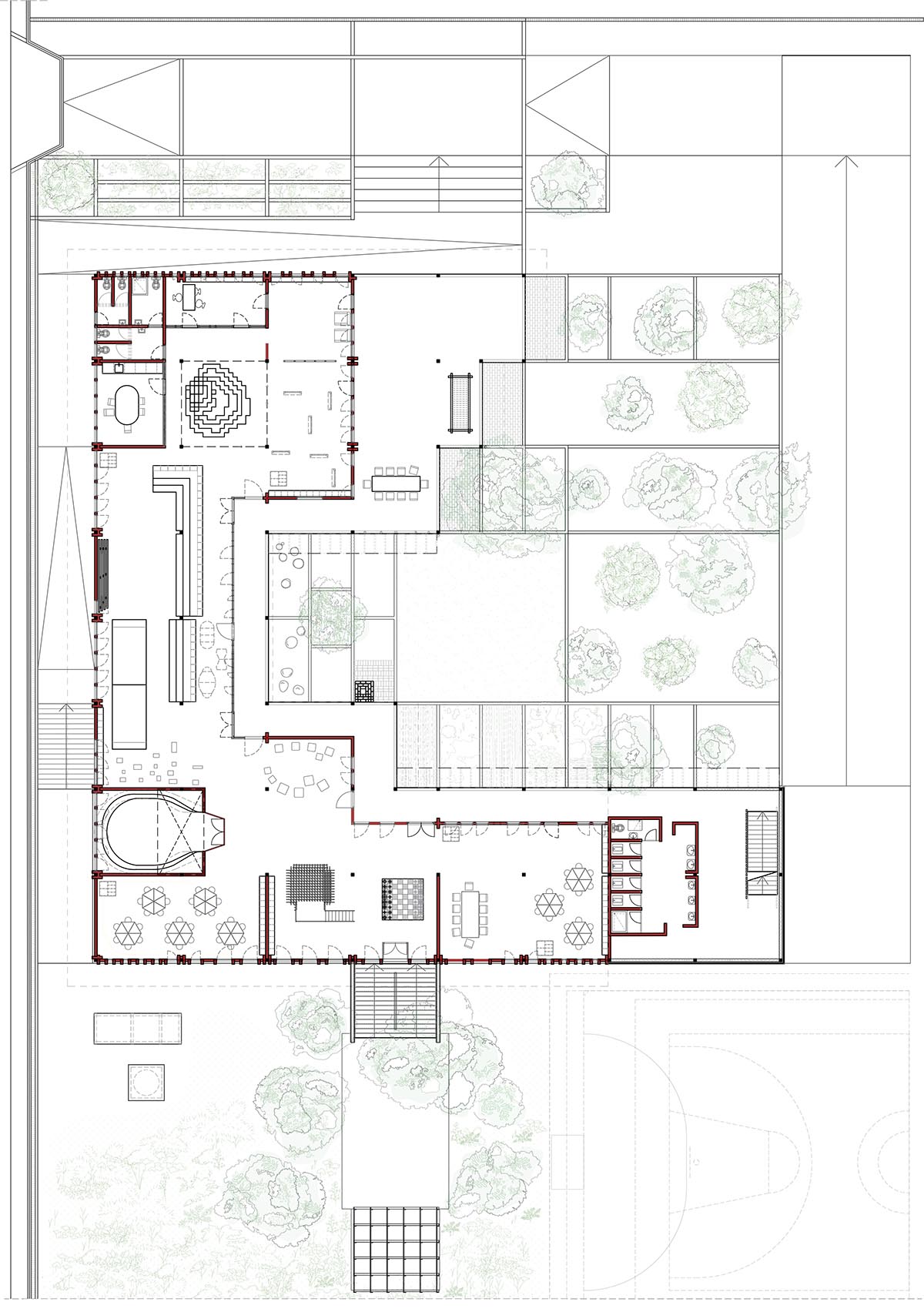 Urbanitree reimagines a kindergarten informed by ancestral African architecture in Cameroon
