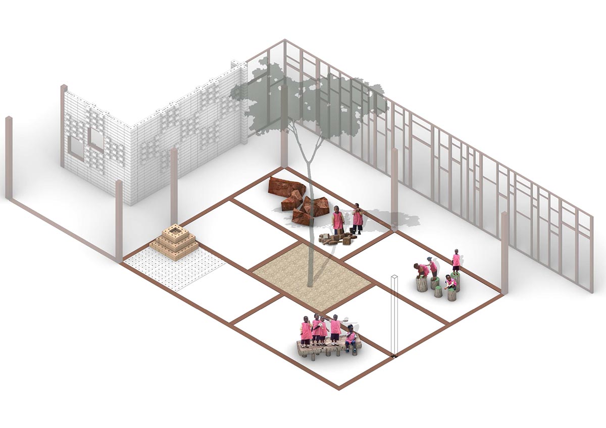 Urbanitree reimagines a kindergarten informed by ancestral African architecture in Cameroon