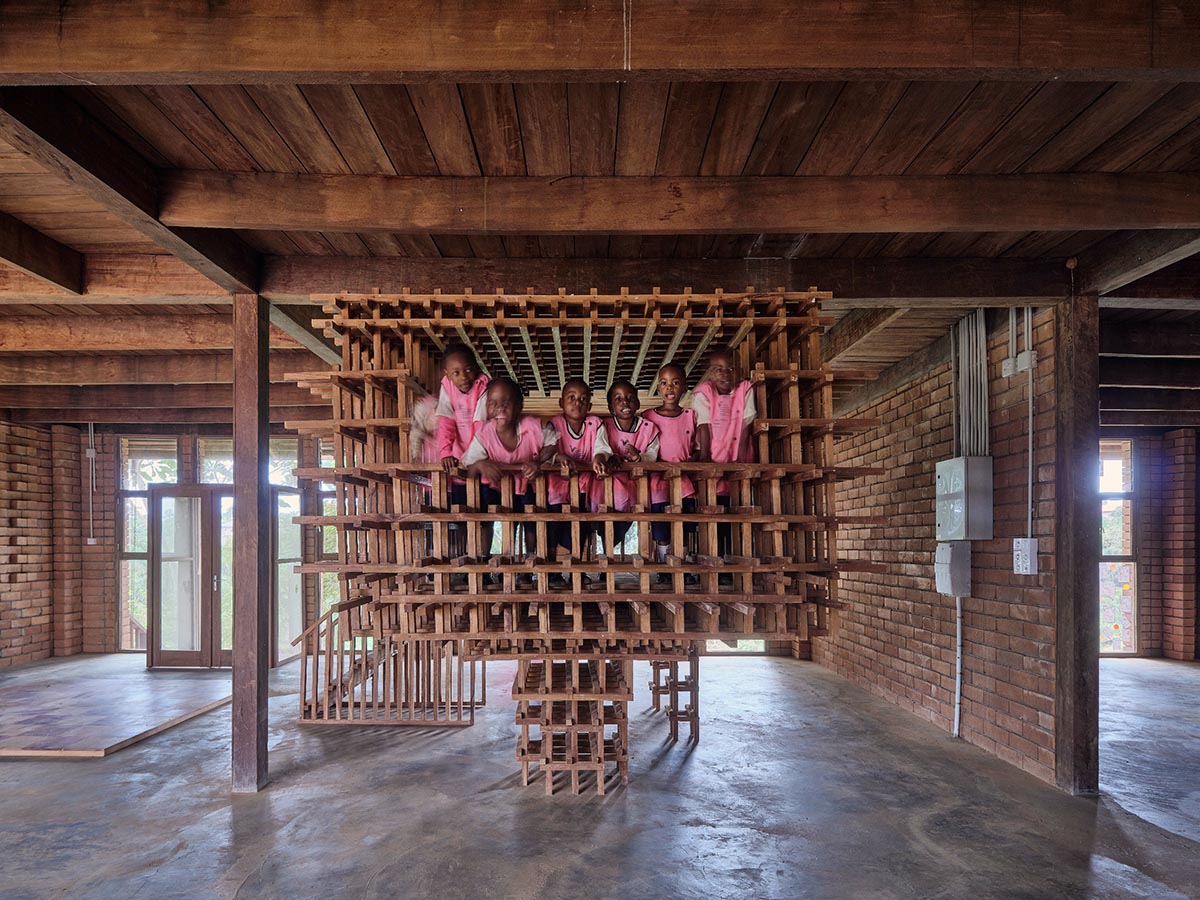 Urbanitree reimagines a kindergarten informed by ancestral African architecture in Cameroon
