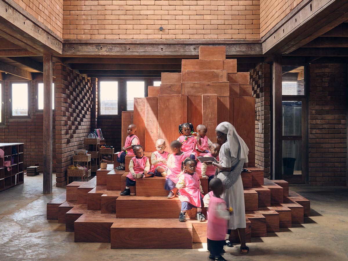 Urbanitree reimagines a kindergarten informed by ancestral African architecture in Cameroon