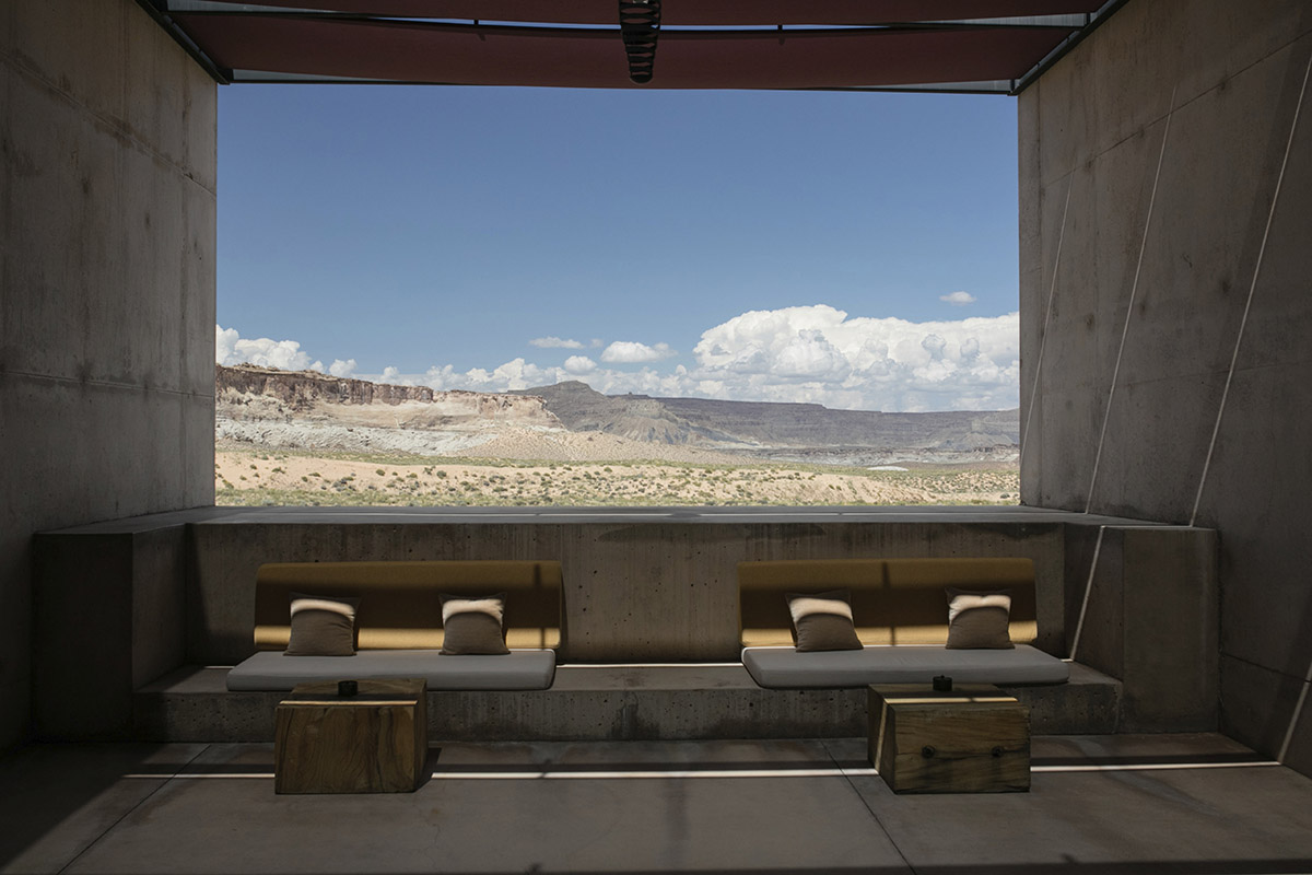 This resort and spa perfectly blended in majestic cliffs and rock formations in southern Utah